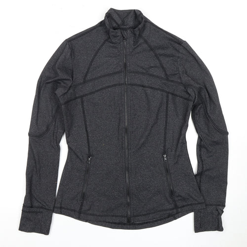 SPORTFX Women’s Black Slim Fit Full Zip Sweatshirt