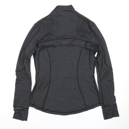 SPORTFX Women’s Black Slim Fit Full Zip Sweatshirt