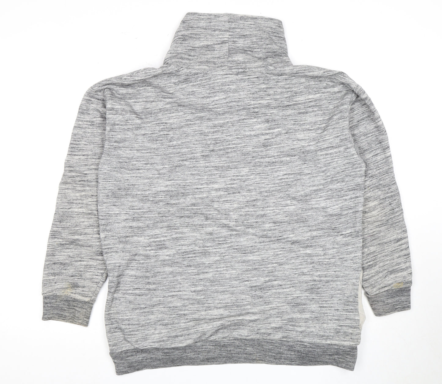Victoria's Secret Women Grey M Logo Hooded Sweatshirt