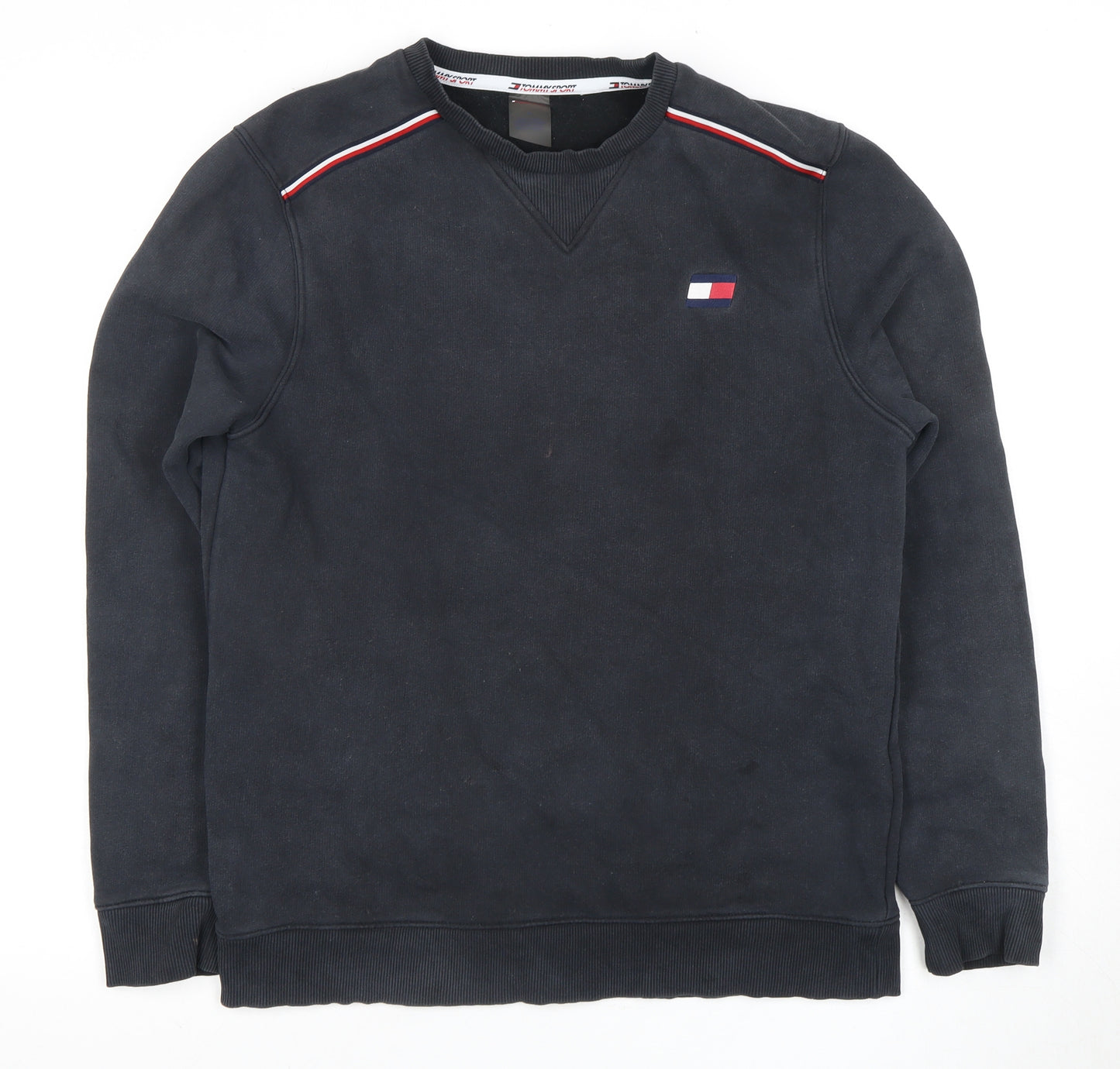 Tommy Sport Men's Black M Pullover Sweatshirt