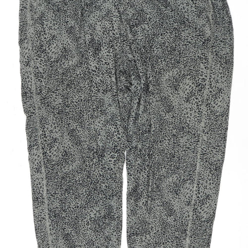 Marks and Spencer Women's Grey Animal Print Trousers