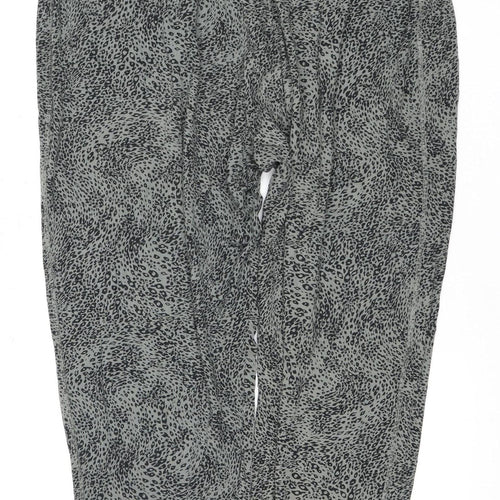 Marks and Spencer Women's Grey Animal Print Trousers