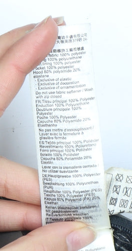 Decathlon Men's Black L Windbreaker Jacket