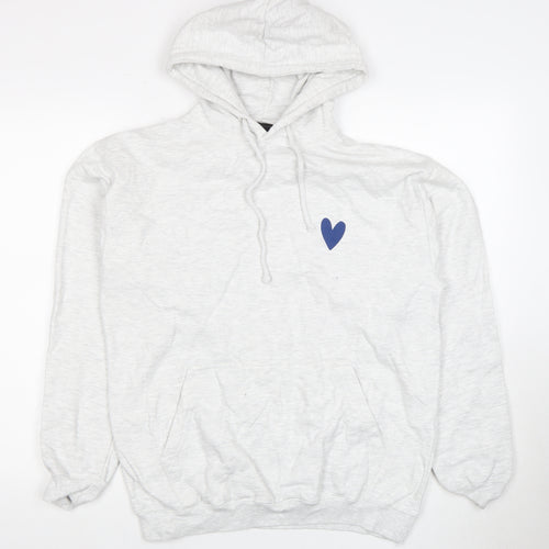 Olive & Frank Women's Ivory Hoodie M Cotton Blend