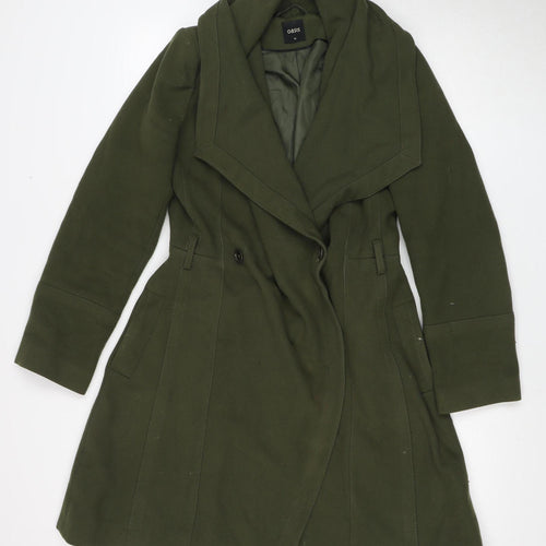 Oasis Women's Green Overcoat M - Casual Autumn/Winter