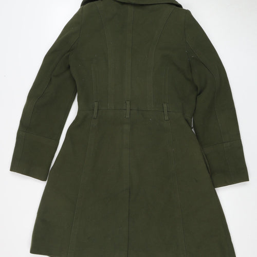 Oasis Women's Green Overcoat M - Casual Autumn/Winter