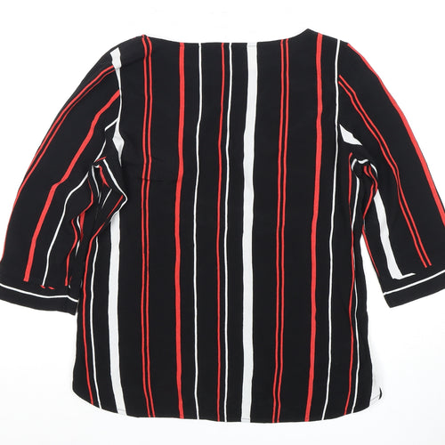 Next Women's Multicoloured Striped Blouse Size 12