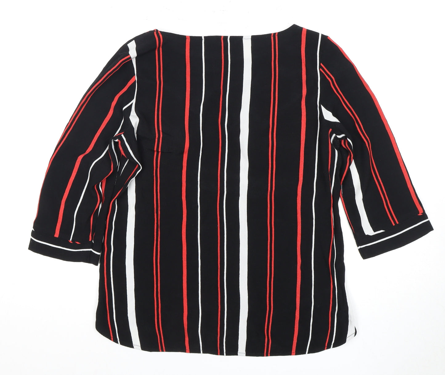 Next Women's Multicoloured Striped Blouse Size 12