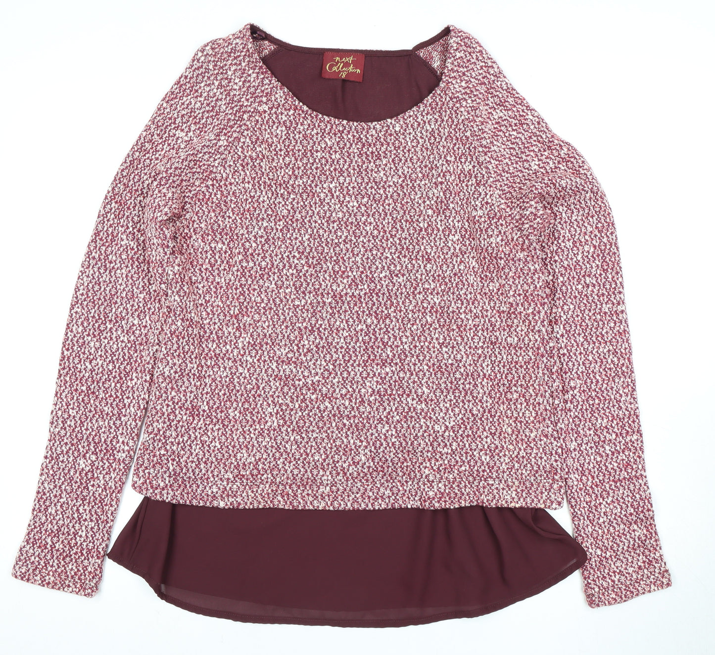 Next Women's Multicoloured Pullover Jumper Size 18