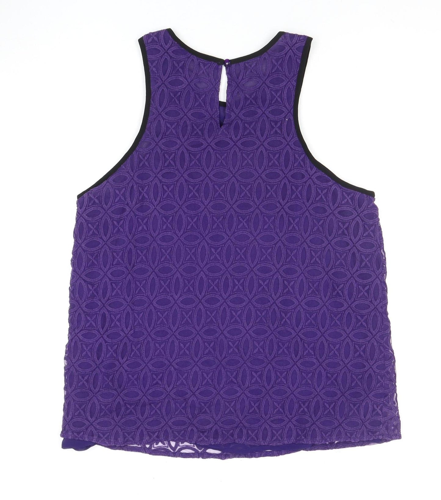 Next Women's Purple Lace Camisole Tank, Size 18