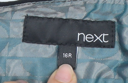 Next Women's Black Straight Trousers Size 16