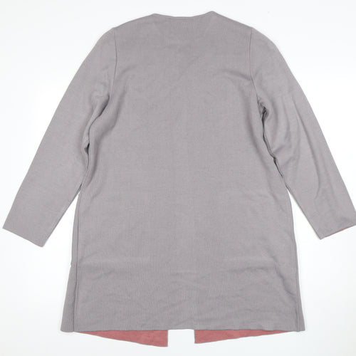 Afibel Women's Grey Cardigan Size 14 with Pockets