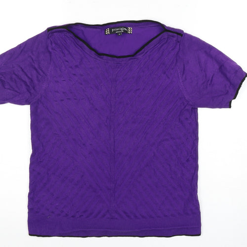 Principle by Ben de Lisi Women's Purple Knit Top Size 12