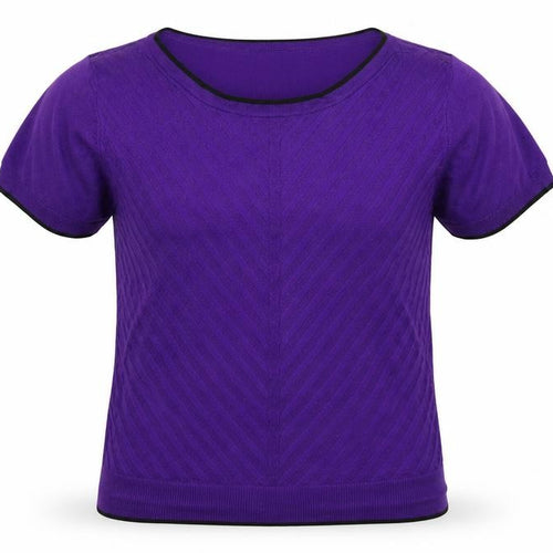 Principle by Ben de Lisi Women's Purple Knit Top Size 12