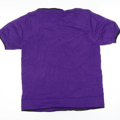 Principle by Ben de Lisi Women's Purple Knit Top Size 12