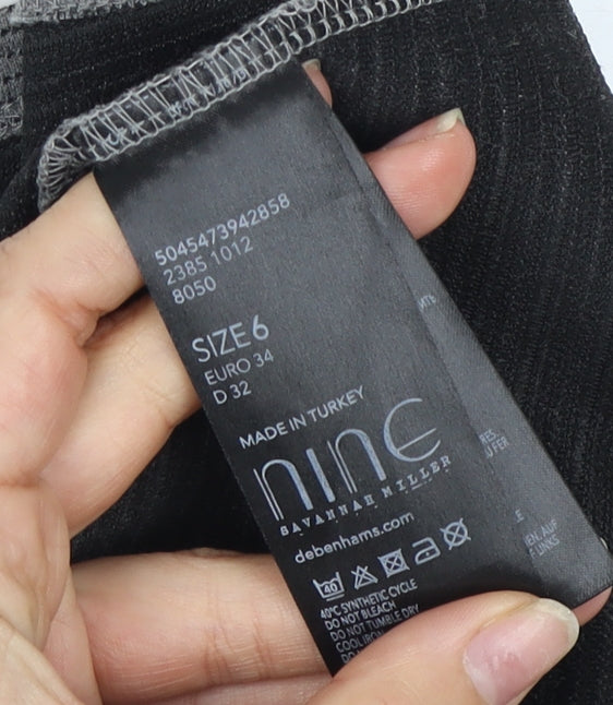 Nine Savannah Miller Grey Balloon Sleeve Top