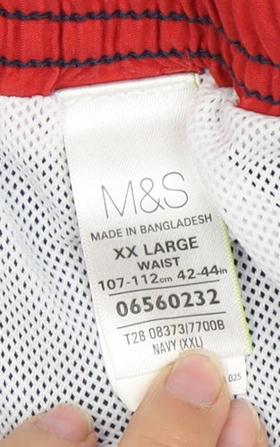 Marks and Spencer Men's Blue 2XL Swim Shorts