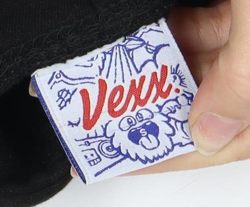 Vexx Unisex Black Pullover Hoodie - Medium Fit