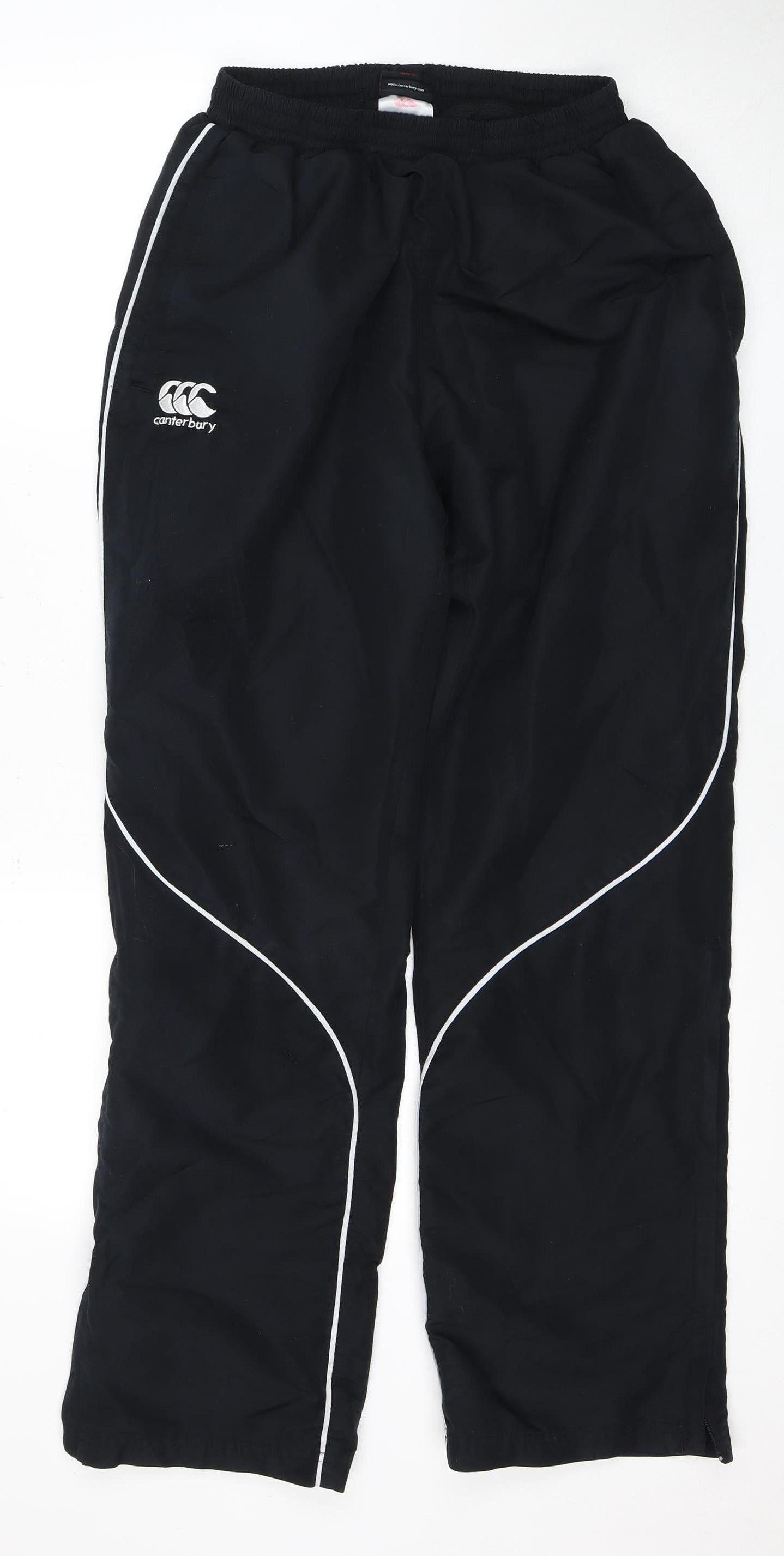 Canterbury Men's Black Track Pants M Elastic Waist