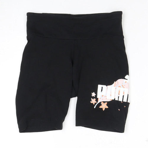 Puma Women's Black XS Biker Shorts for Gym