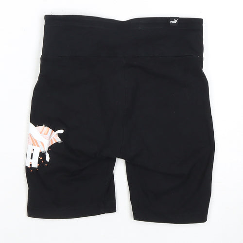 Puma Women's Black XS Biker Shorts for Gym