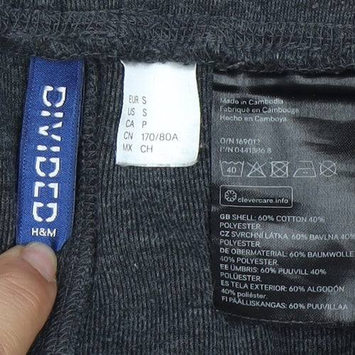 H&M Grey Joggers S Unisex Adults - Comfortable & Stylish