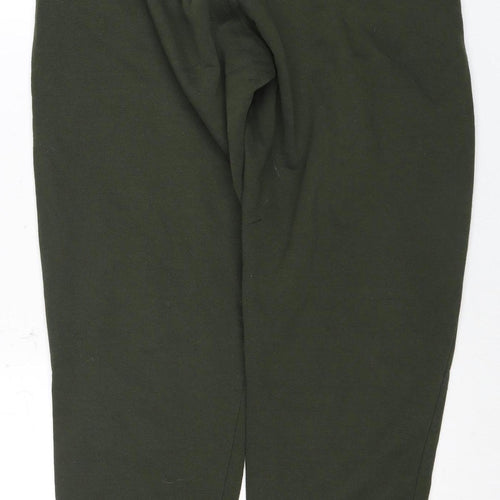 H&M Men's Green Sweatpants S Regular Fit