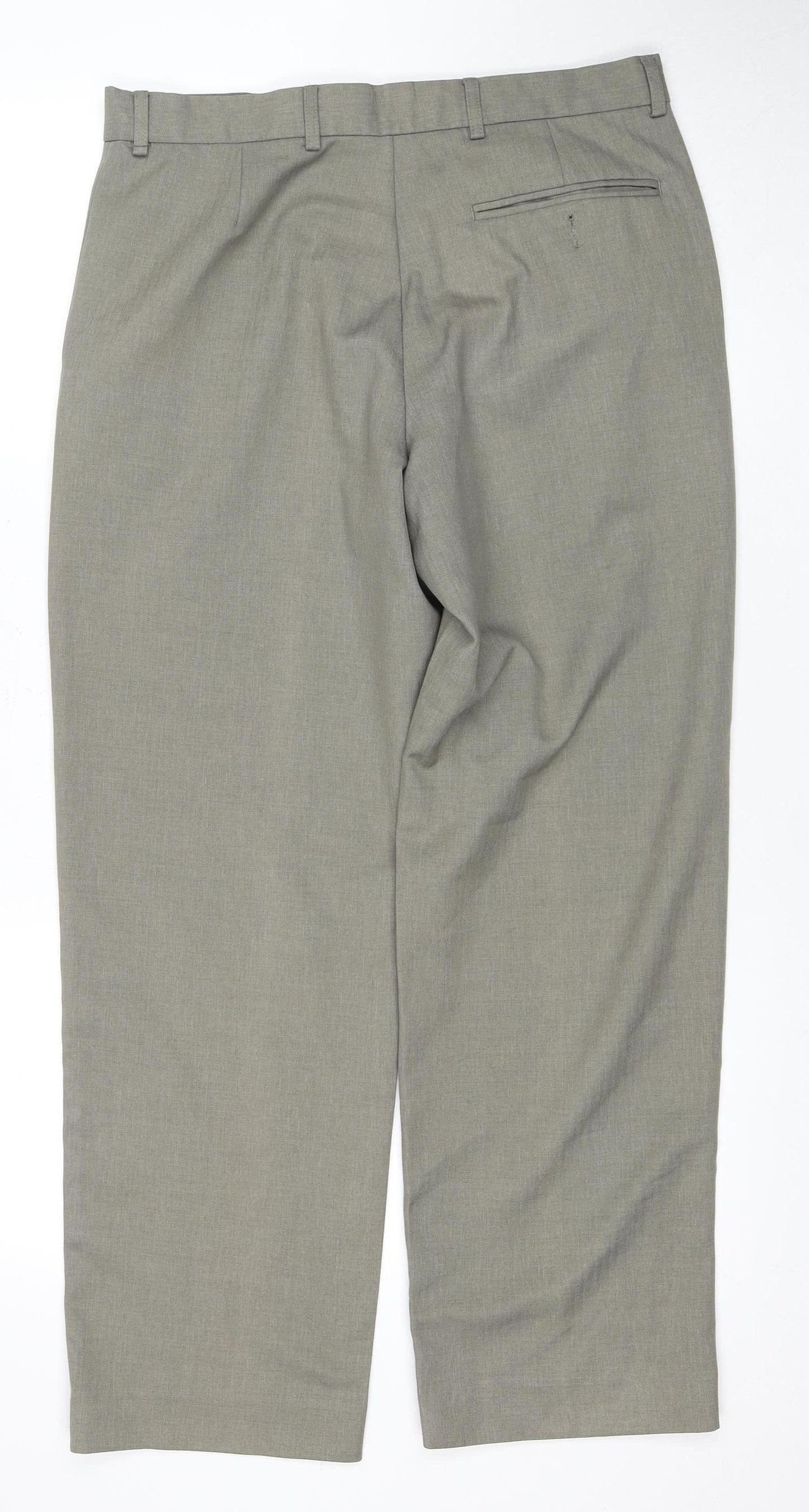 Jack Reid Mens Trousers 32W 29L Stone Polyester