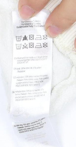 Disney Unisex Ivory Pullover Sweatshirt Size 10