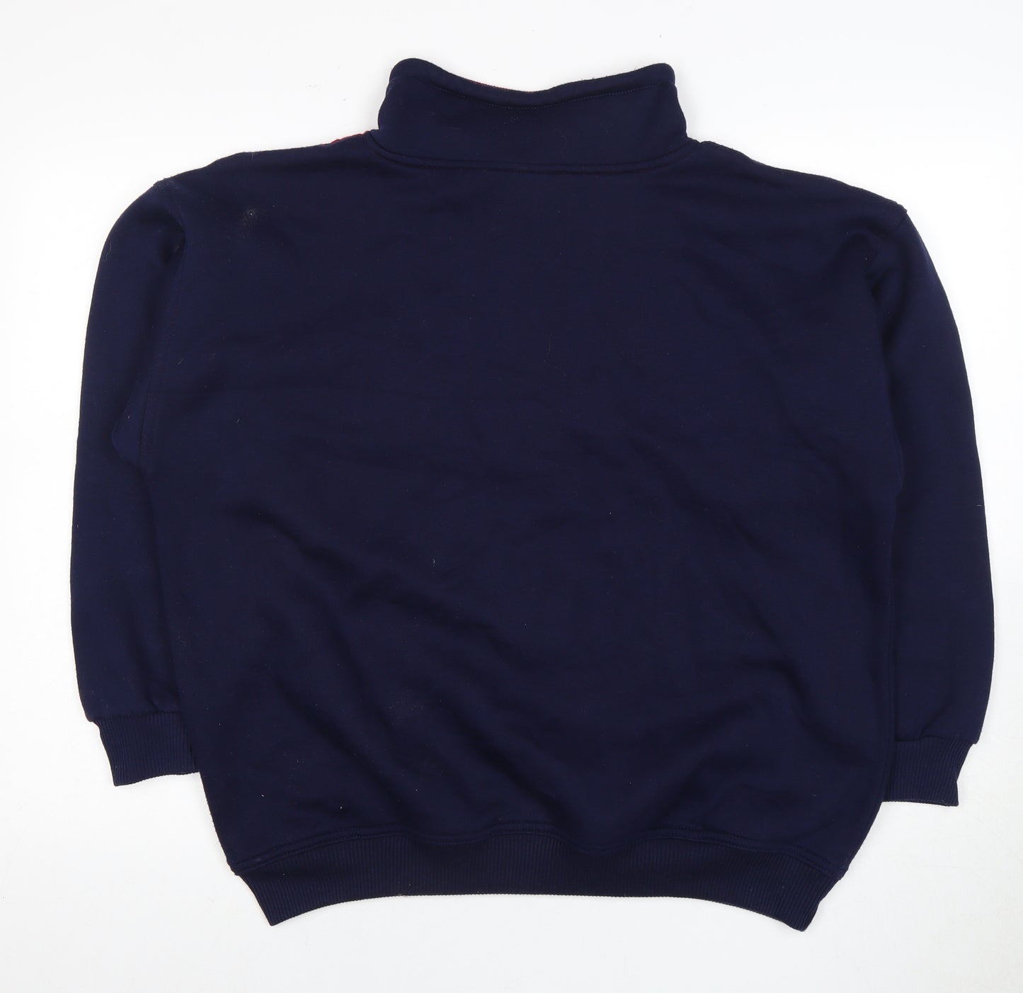 casuals Unisex Red Blue Argyle Pullover Sweatshirt Size 14
