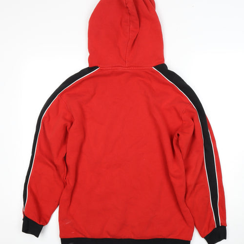Puma Red Unisex Hoodie, Size 8, Pullover Style