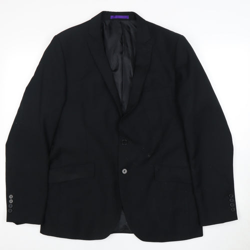 New Look Men's Black Regular Fit Blazer Size 40R