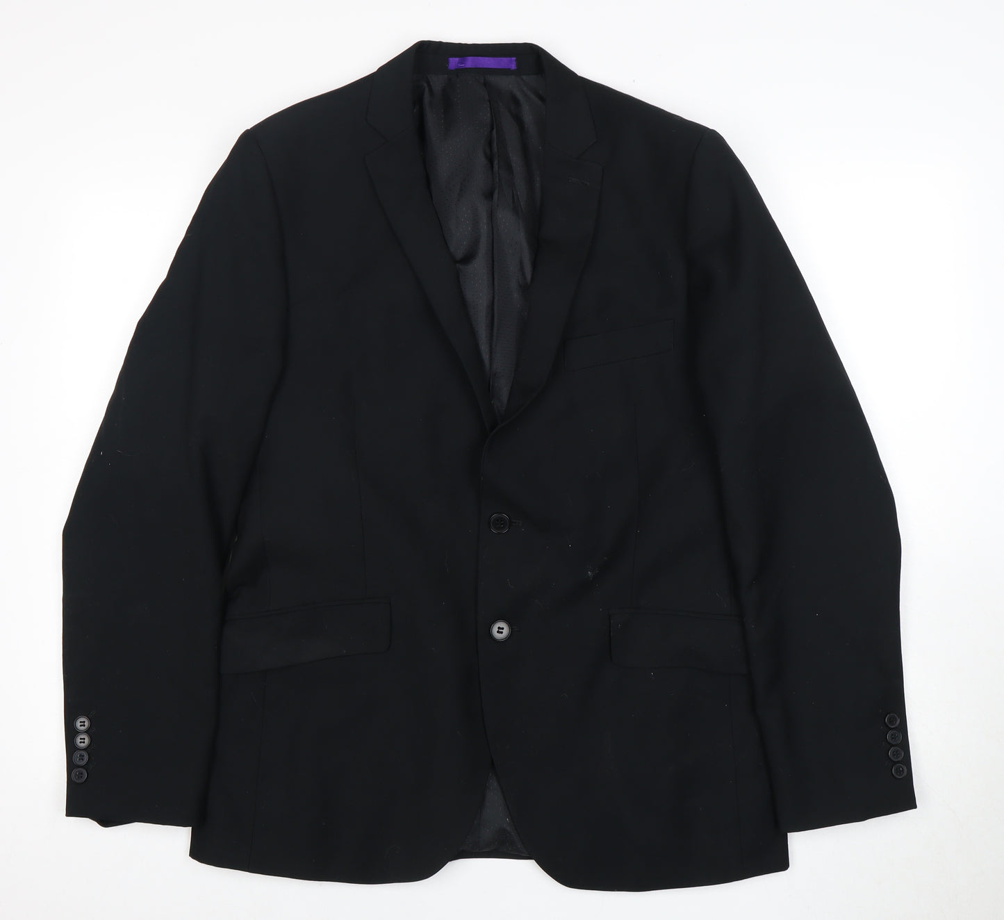 New Look Men's Black Regular Fit Blazer Size 40R