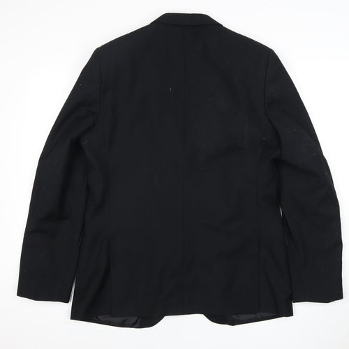 New Look Men's Black Regular Fit Blazer Size 40R