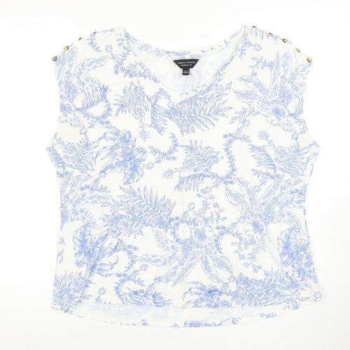 Dorothy Perkins Women's Sleeveless Floral Blouse - Size 14
