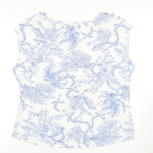 Dorothy Perkins Women's Sleeveless Floral Blouse - Size 14