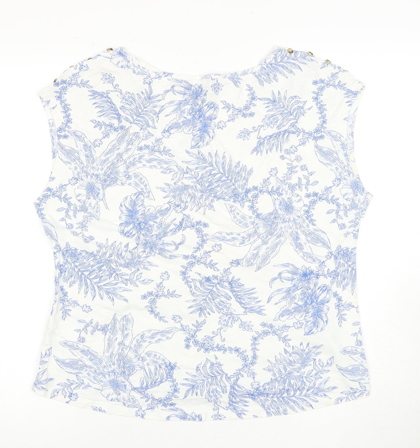 Dorothy Perkins Women's Sleeveless Floral Blouse - Size 14