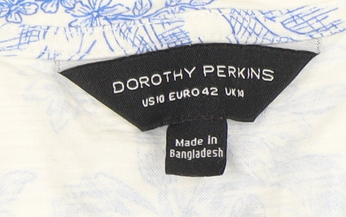 Dorothy Perkins Women's Sleeveless Floral Blouse - Size 14