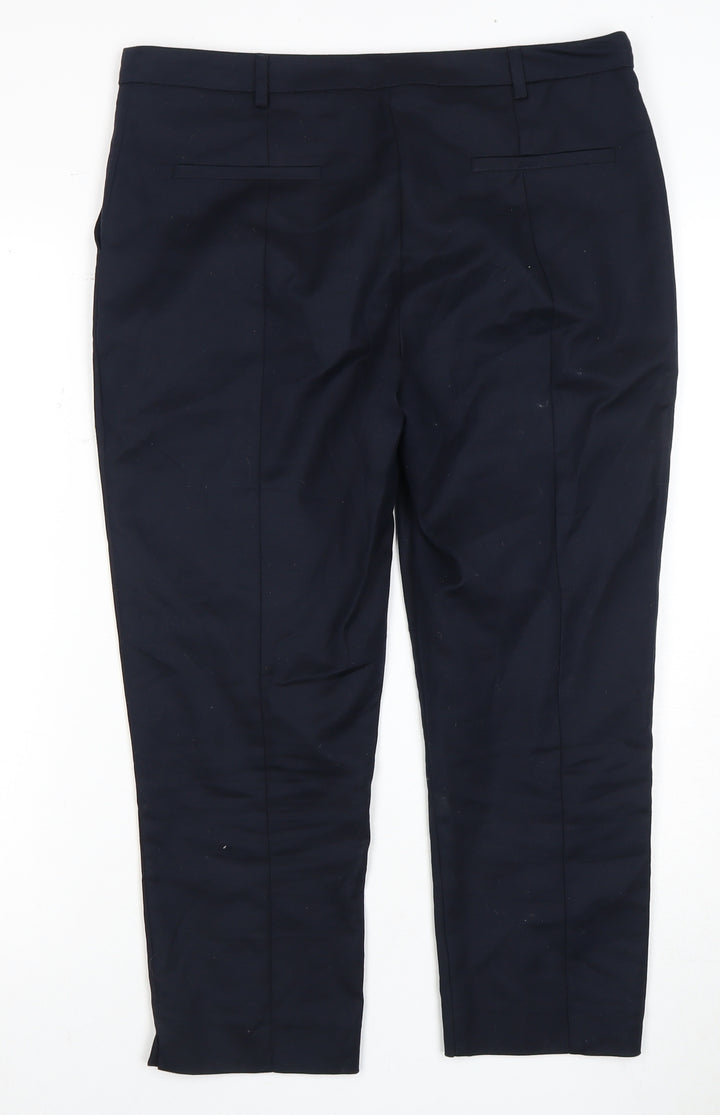 Oasis Women's Black Slim Fit Trousers - Size 10