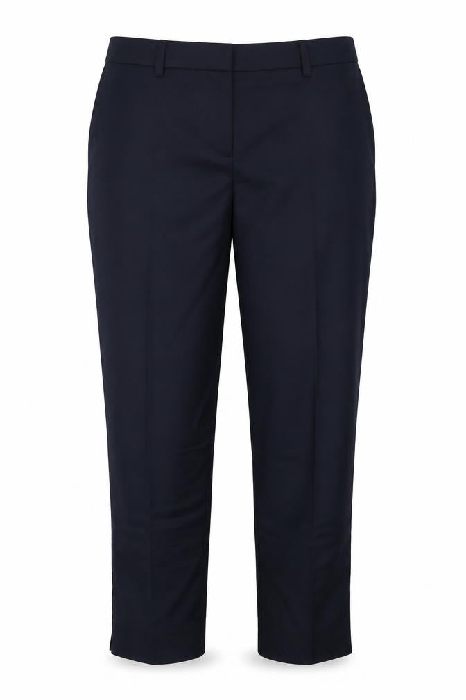 Front view of Oasis Women's Black Slim Fit Trousers -, size 10