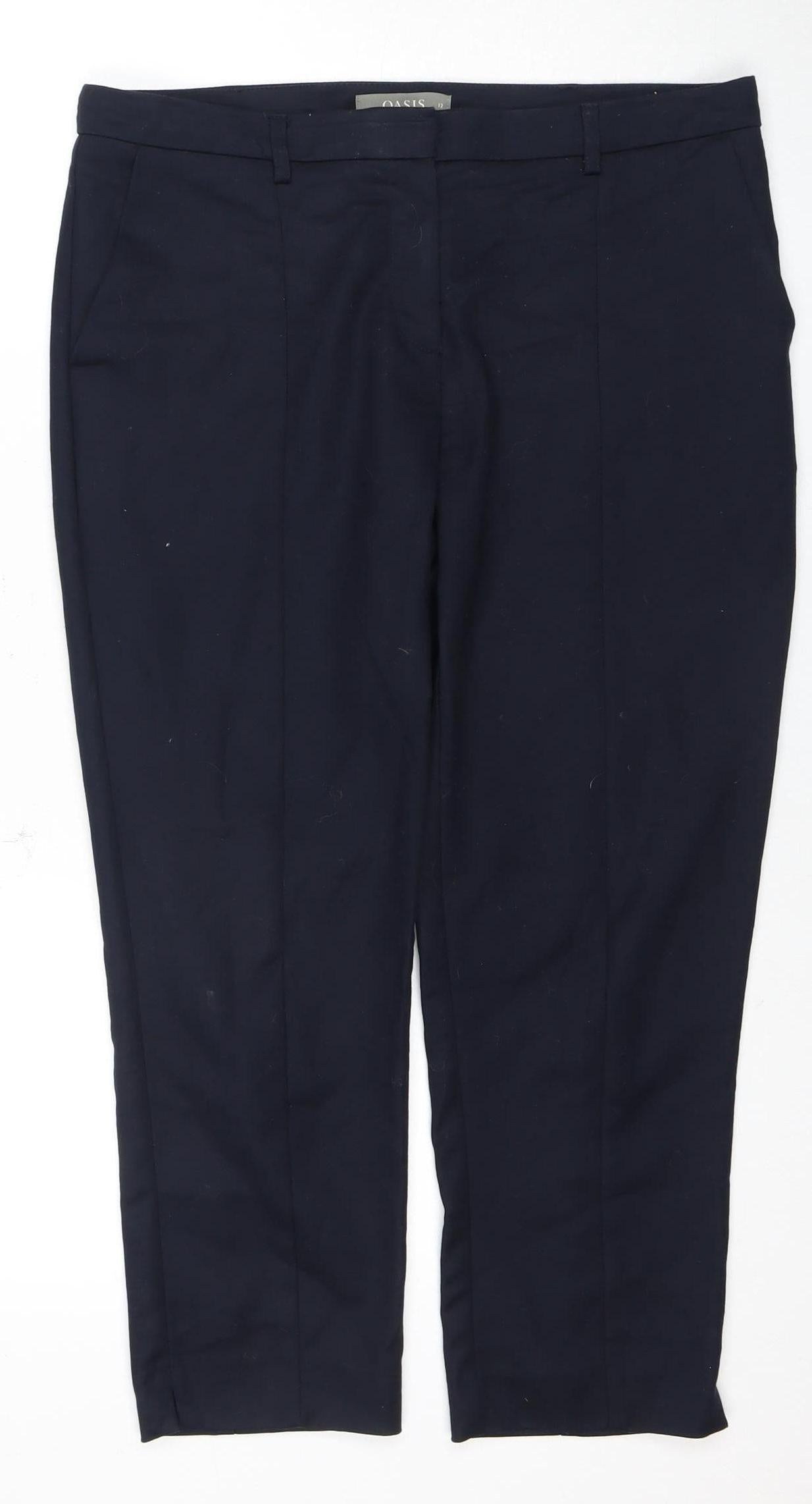 Oasis Women's Black Slim Fit Trousers - Size 10