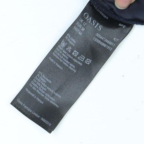 Oasis Women's Black Slim Fit Trousers - Size 10