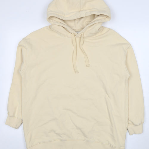 H&M Women Beige Pullover Hoodie Size S