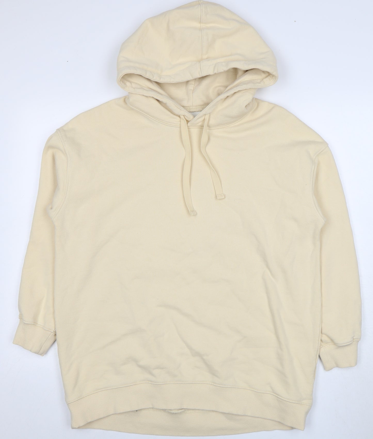 H&M Women Beige Pullover Hoodie Size S
