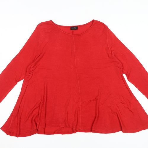 Phase Eight Women's Red Long Sleeve Top