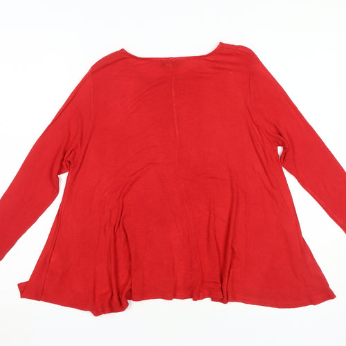 Phase Eight Women's Red Long Sleeve Top