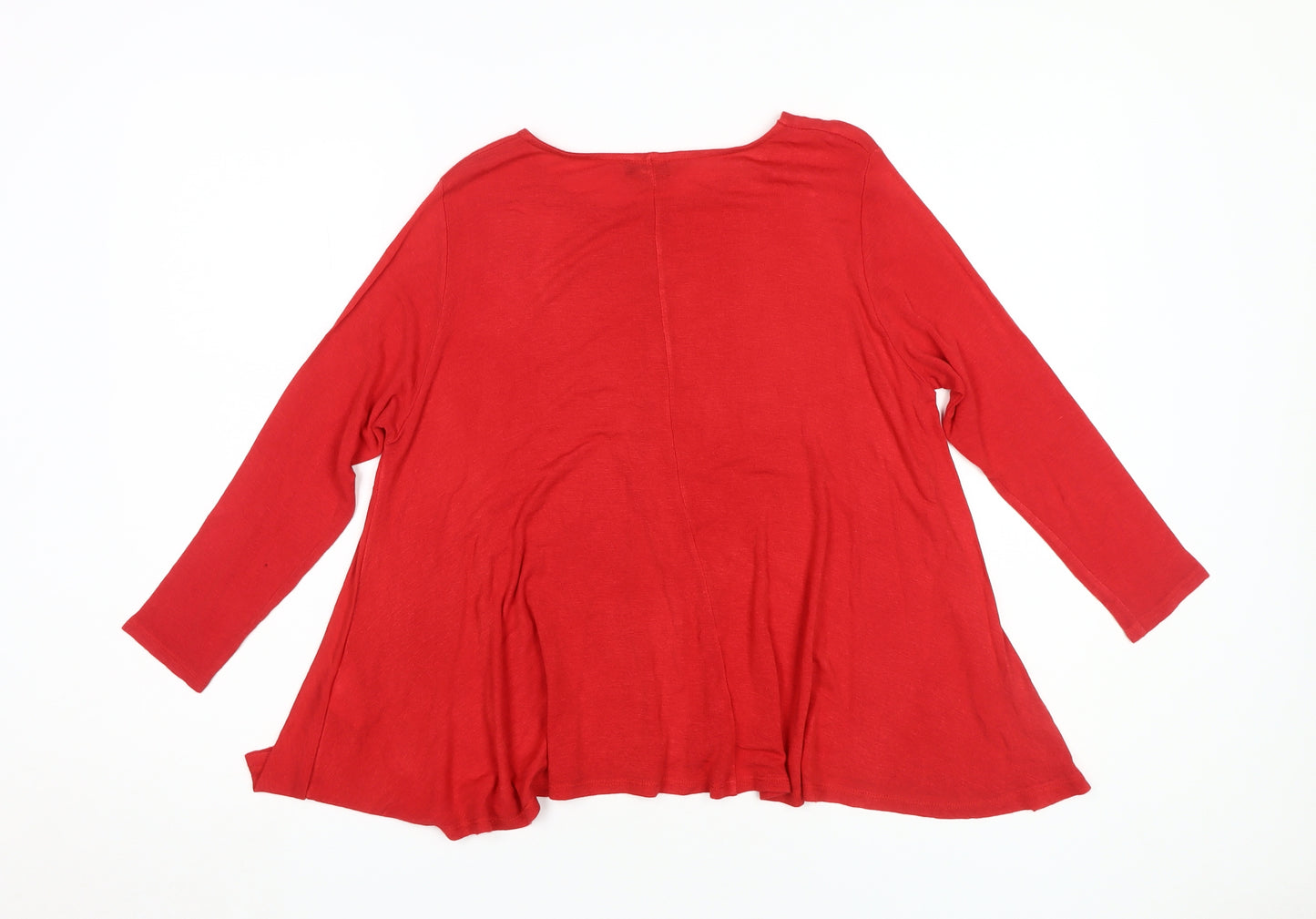 Phase Eight Women's Red Long Sleeve Top