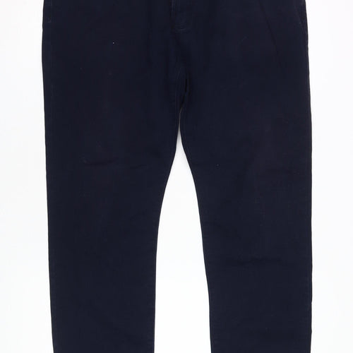 JACHS New York Men's Blue Chino Trousers Size L