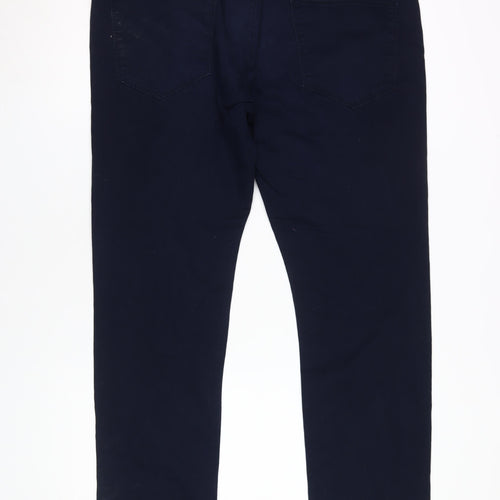 JACHS New York Men's Blue Chino Trousers Size L