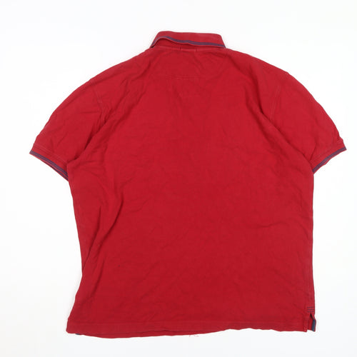 Canterbury Men's Red Polo Shirt Size L with Logo